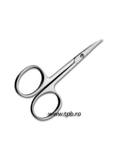 Forfecuță Cuticule Profesională – Vârf Curbat, Lucioasă, 3.5” Forfecuță Cuticule Profesională – Vârf Curbat, Lucioasă, 3.5”