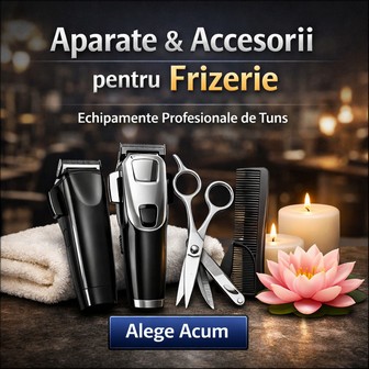 Aparatura si accesorii pentru frizerie