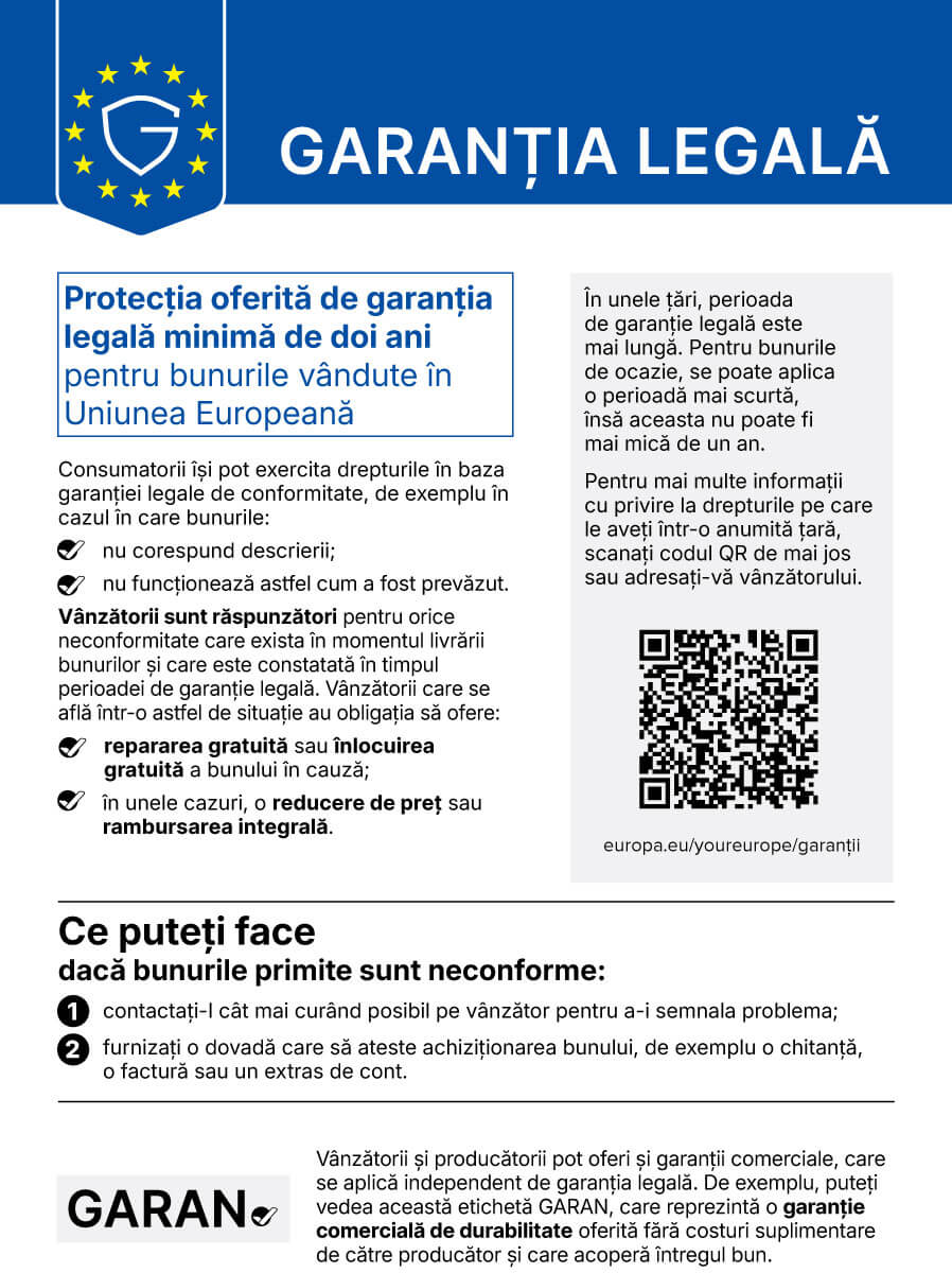 Garanție legală și drepturile consumatorului